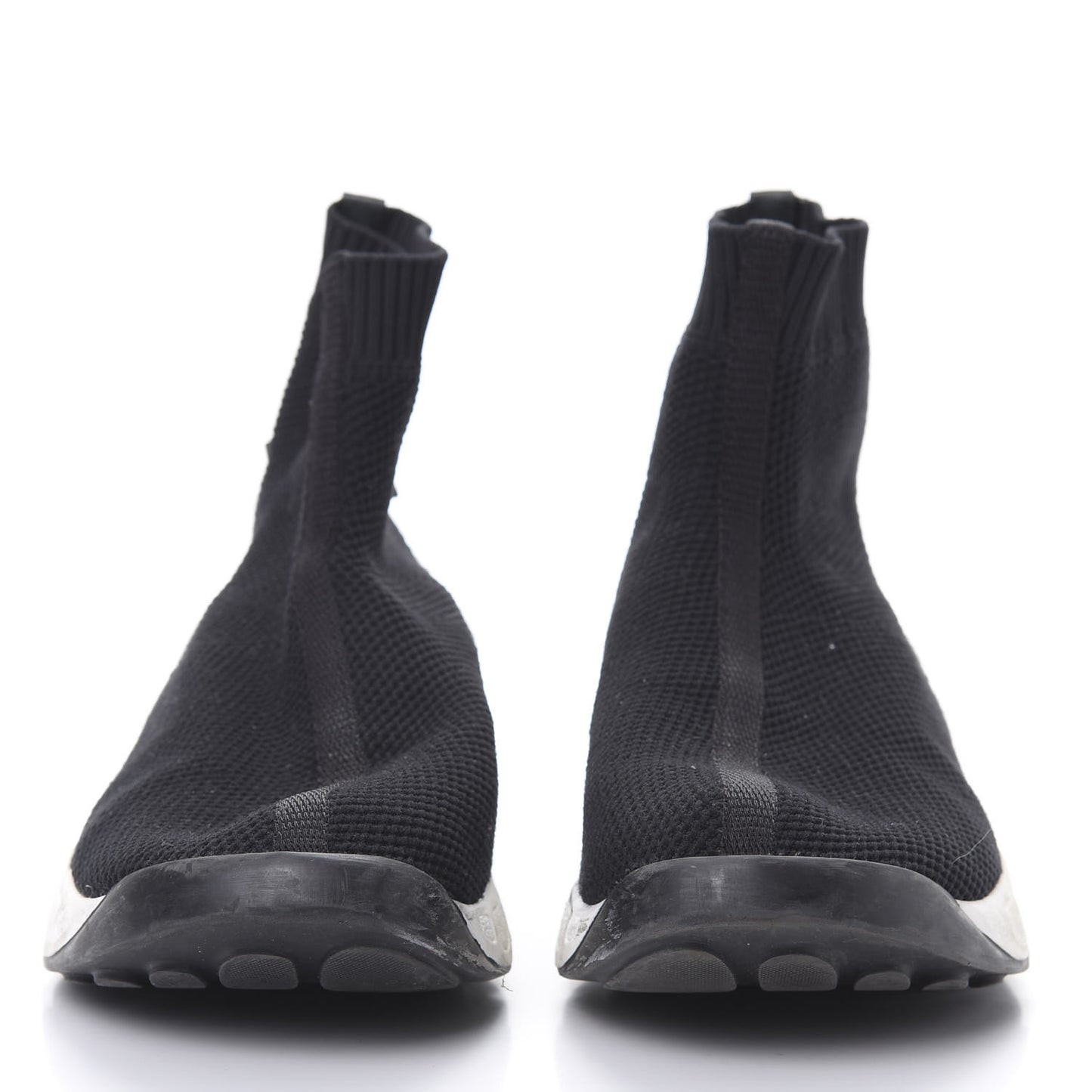 Technical Canvas Fusion High Top Sneakers Black 37.5