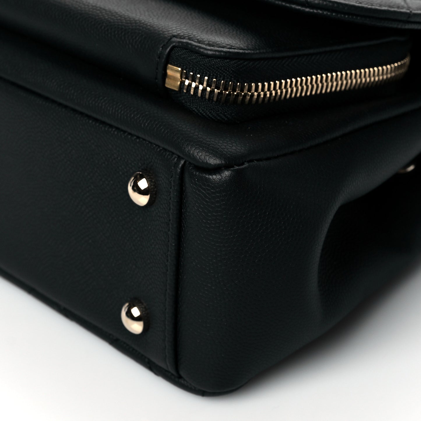Caviar Quilted Small Business Affinity Flap Black