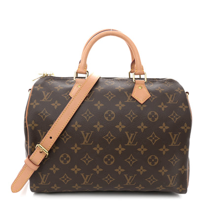 Louis Vuitton Monogram Speedy Bandouliere 30 1 of 12