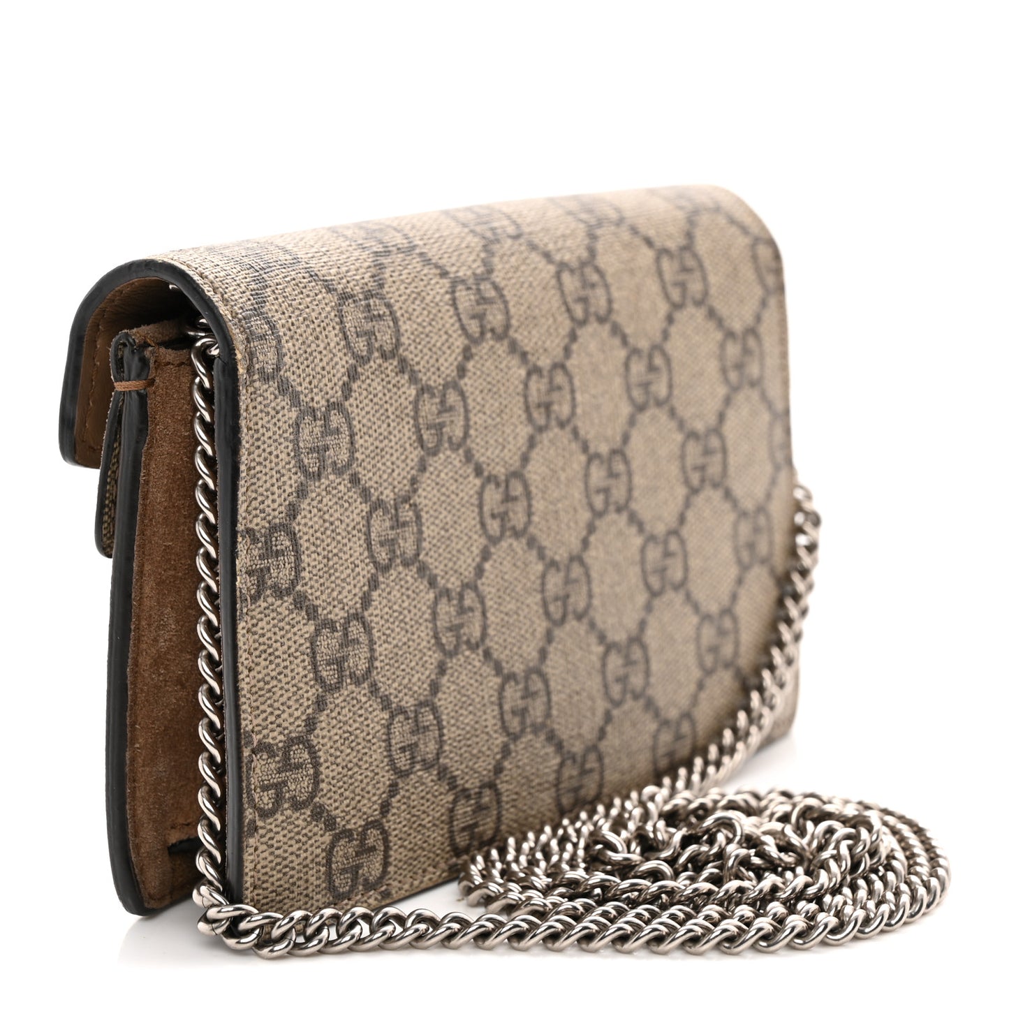 GG Supreme Monogram Super Mini Dionysus Shoulder Bag Taupe