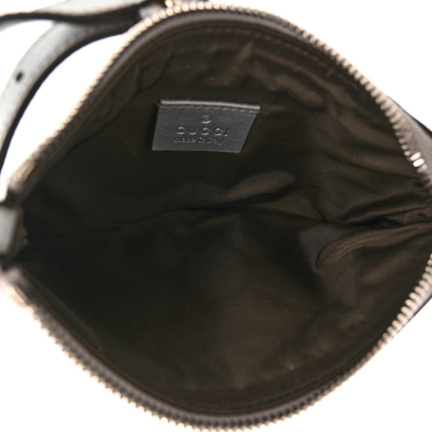 Gucci Metallic Guccissima Small Crossbody Bag Silver 5 of 10