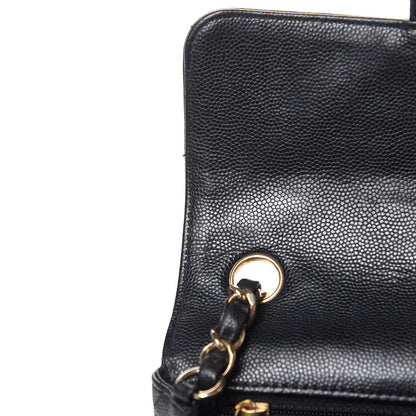 Chanel Caviar Quilted Mini Rectangular Flap Black 17 of 17