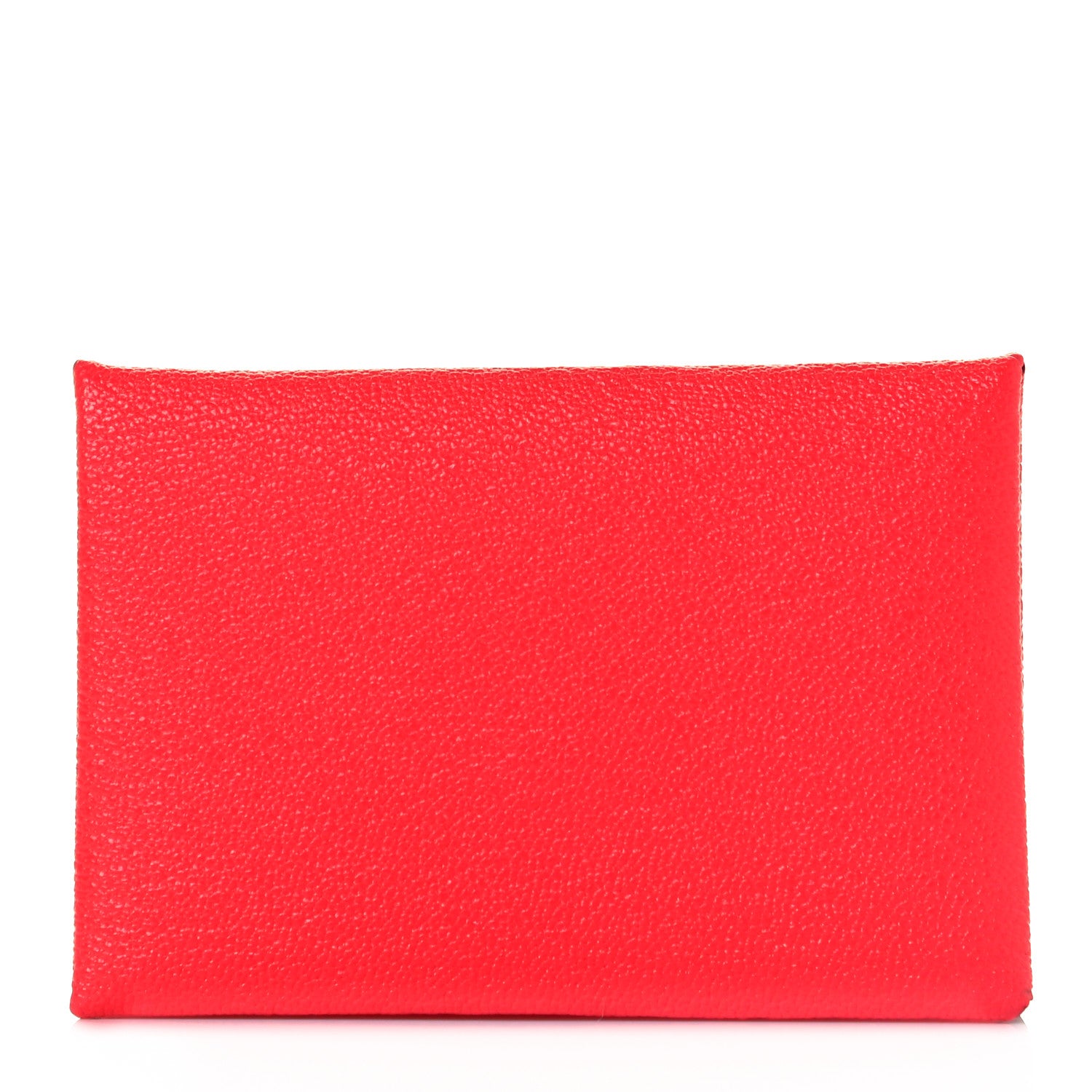 Hermes Chevre Mysore Verso Calvi Card Case Rose Texas Quebracho 1 of 9