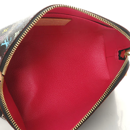 Louis Vuitton Monogram Multicolor Cosmetic Pouch Black Grenade 5 of 7