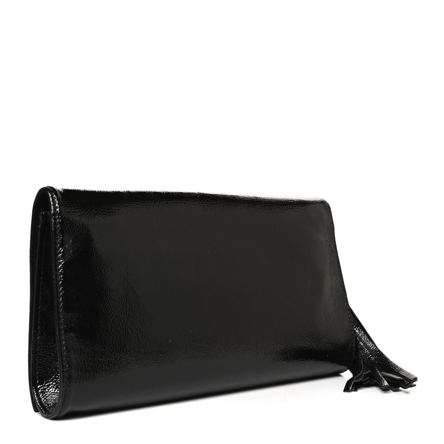 Gucci Soft Patent Medium Soho Clutch Black 3 of 13