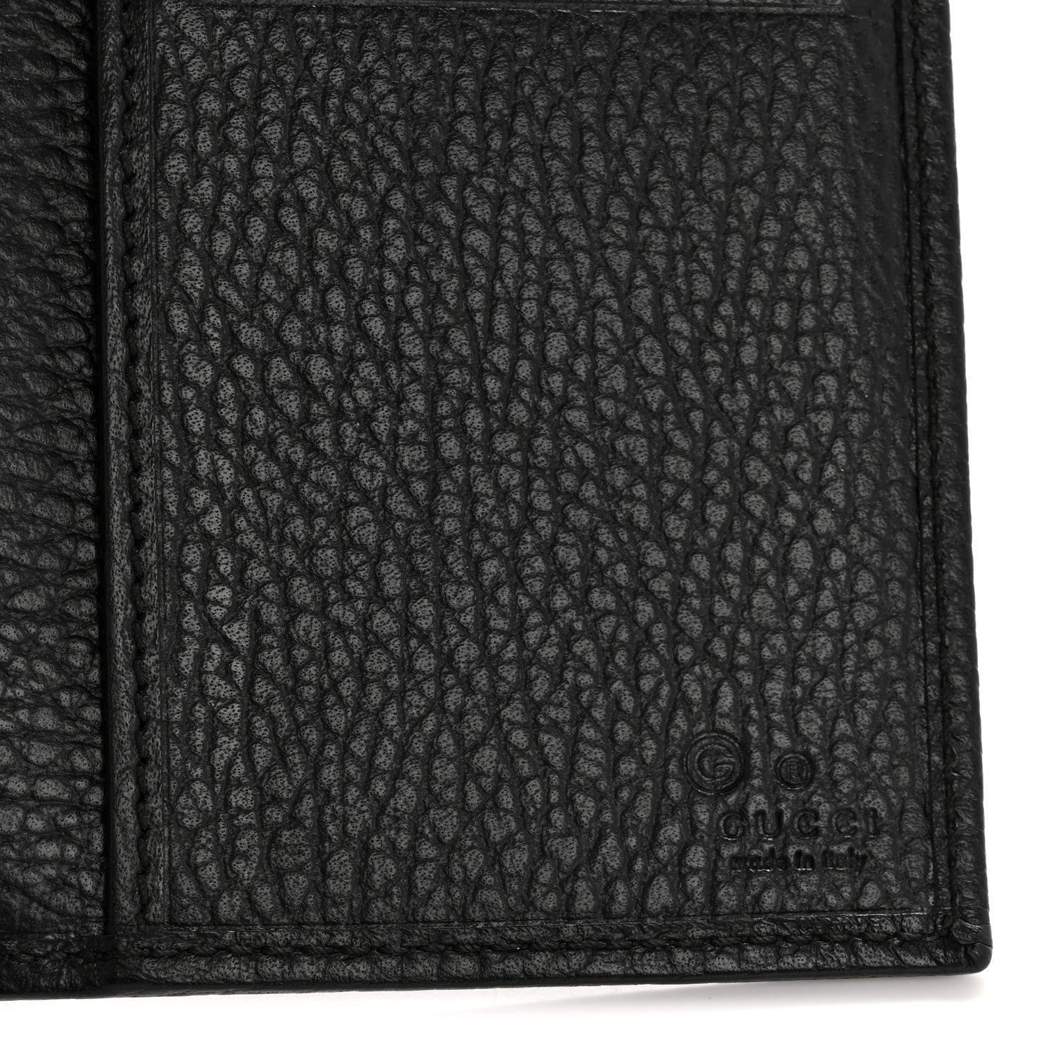 Gucci Nylon Monogram Continental Flap Wallet Black 6 of 8
