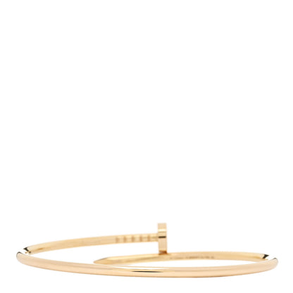 Cartier 18K Yellow Gold Small Juste Un Clou Bracelet 17 2 of 3