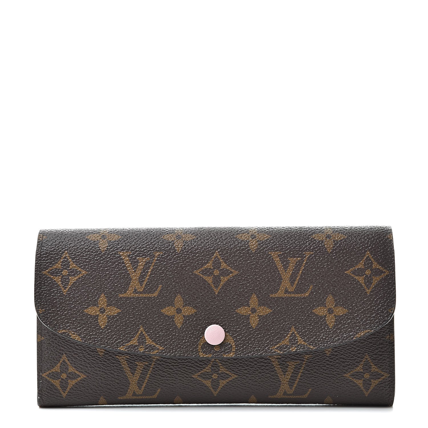 Louis Vuitton Monogram Emilie Wallet Rose Ballerine 1 of 8