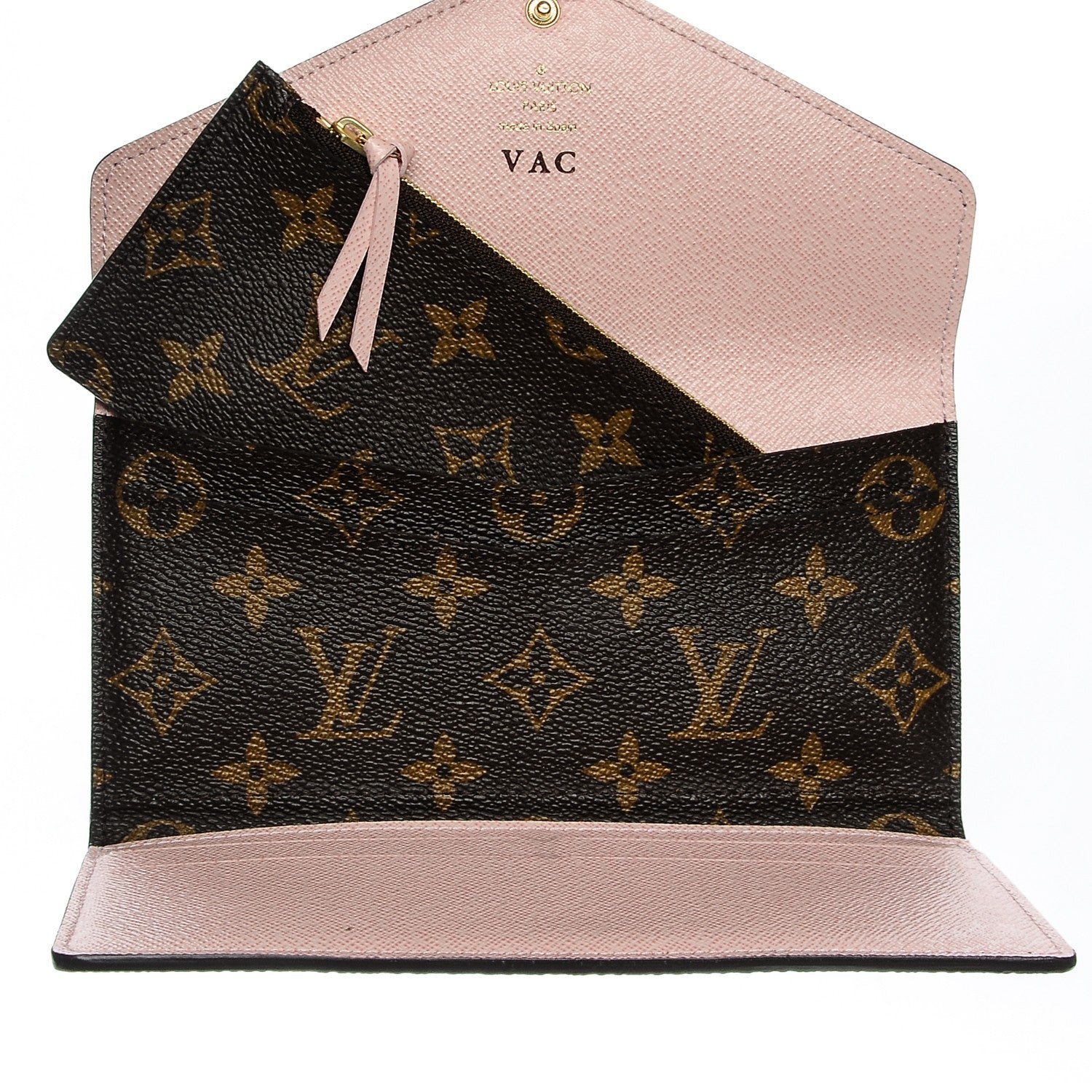 Louis Vuitton Monogram Josephine Wallet Rose Ballerine 5 of 6