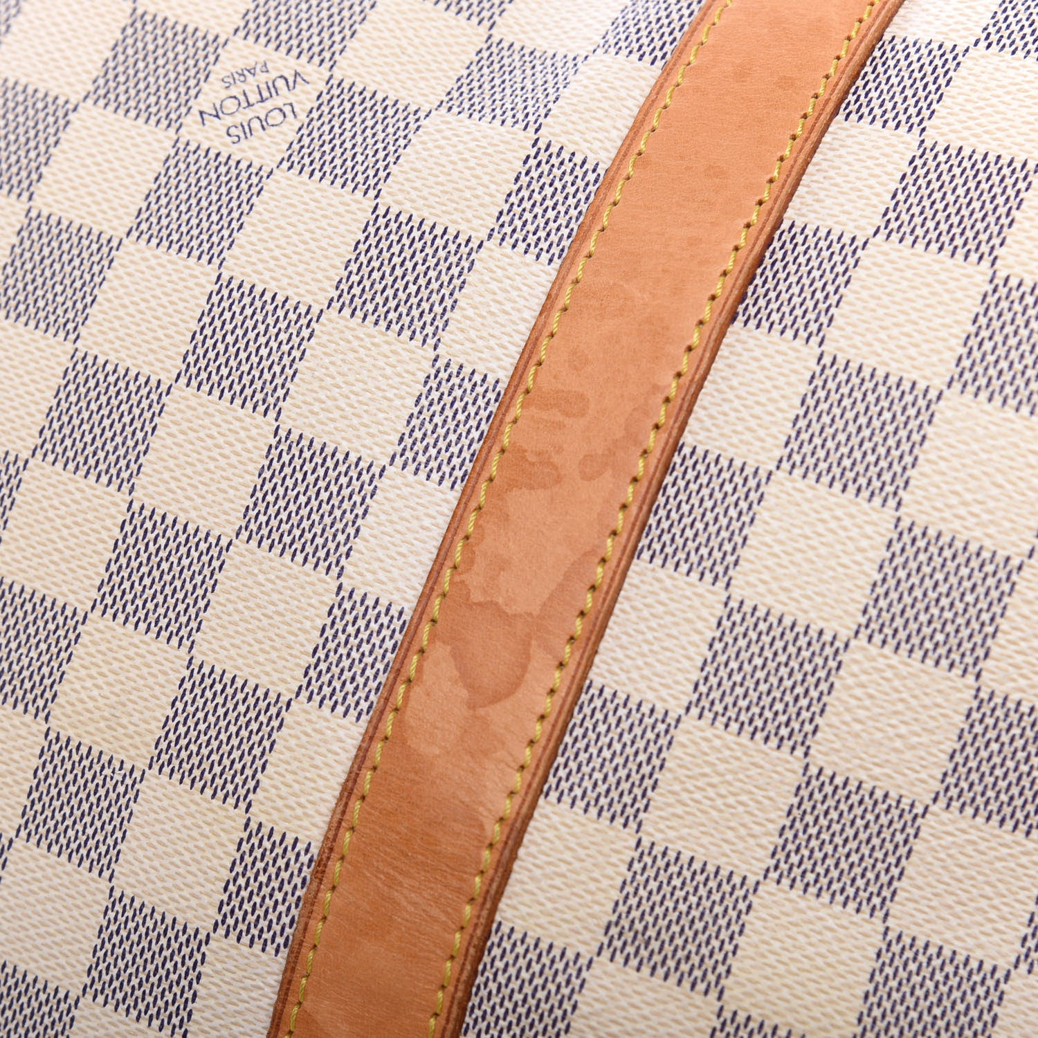 Louis Vuitton Damier Azur Keepall Bandouliere 55 11 of 12