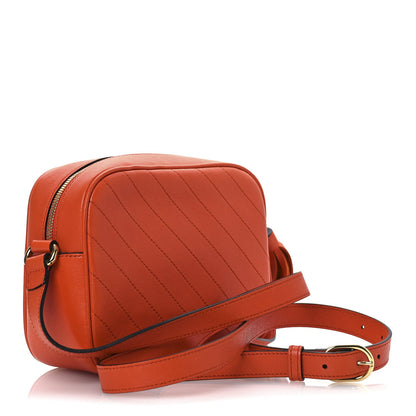 Gucci Sakai Be Green Calfskin Diagonal Stitched Small Blondie Shoulder Bag Orange 3 of 10