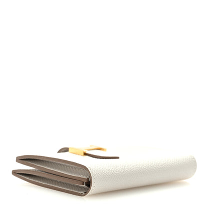 Hermes Epsom Bearn Card Holder Wallet Gris Pale 4 of 6