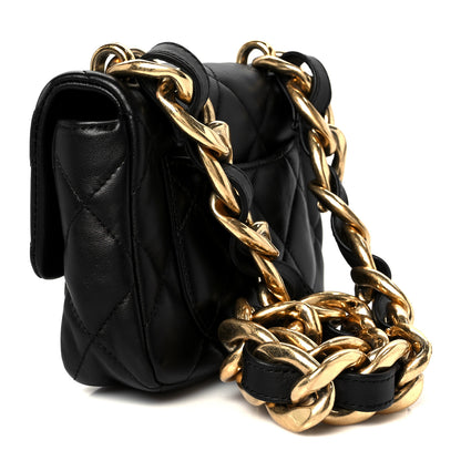 Chanel Lambskin Quilted Mini CC Funky Town Flap Black 3 of 12