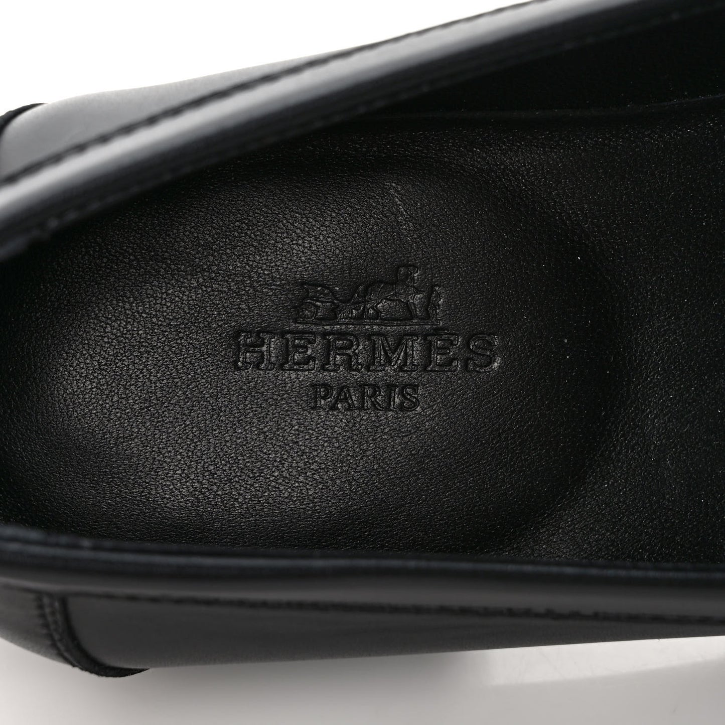 Calfskin Womens Destin Loafers 35 Black
