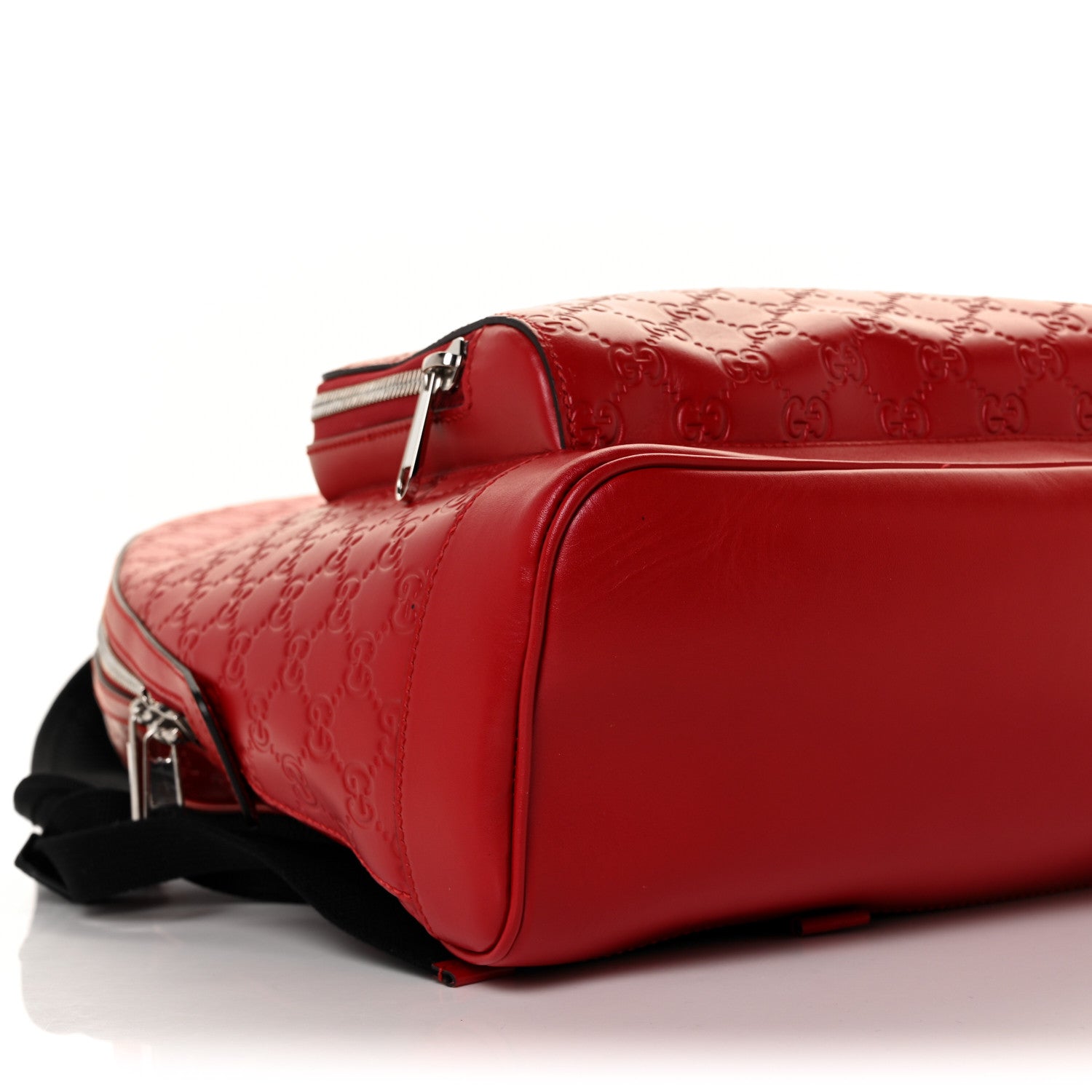 Gucci Guccissima Signature Day Backpack Hibiscus Red 8 of 9