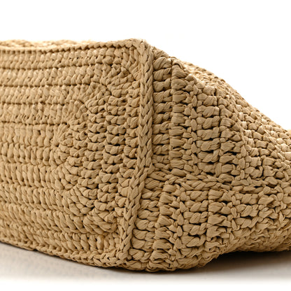 Saint Laurent Raffia Rive Gauche Tote Natural 10 of 15
