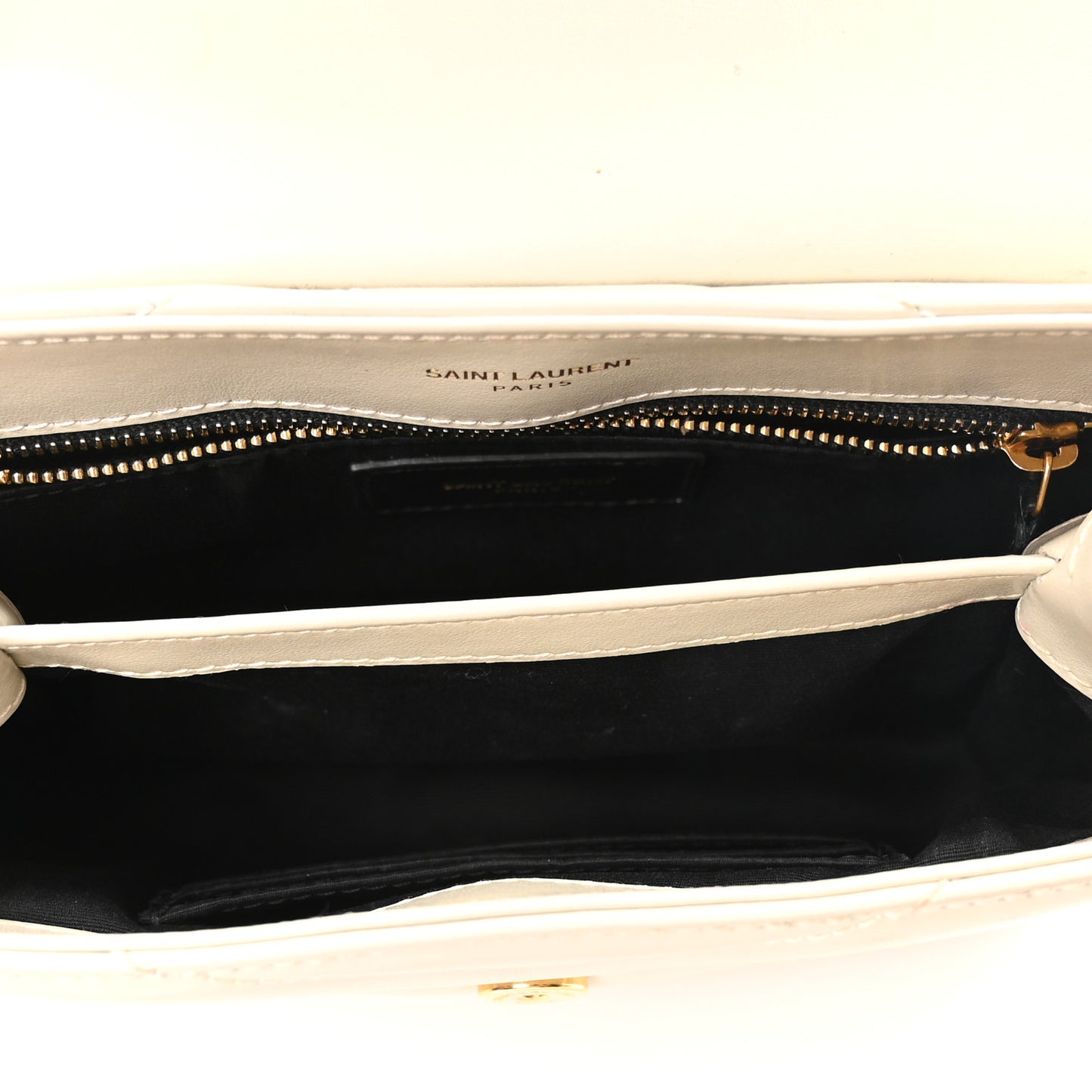 Calfskin Y Quilted Monogram Toy Loulou Crossbody Bag Crema Soft