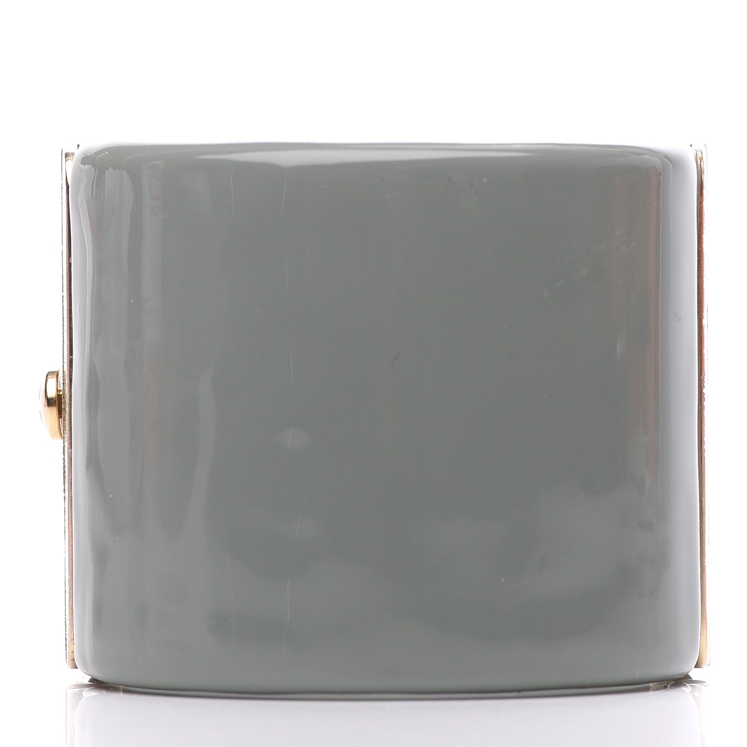 Chanel Resin Pearl CC Cuff Grey 3 of 5