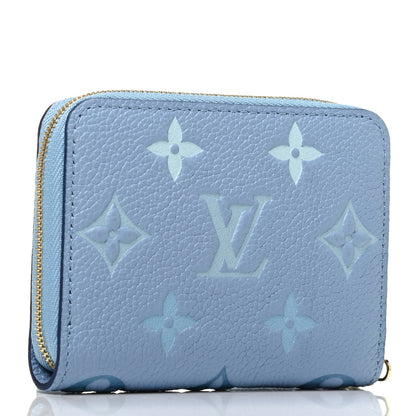 Louis Vuitton Empreinte Monogram Giant By The Pool Zippy Coin Purse Summer Blue 3 of 7
