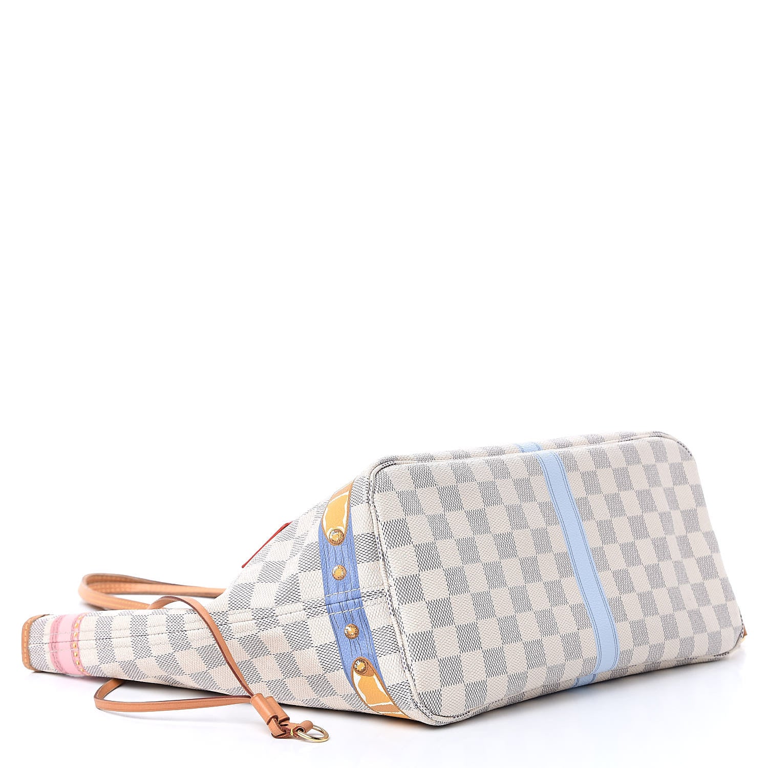 Louis Vuitton Damier Azur Summer Trunks Neo Neverfull MM 4 of 18
