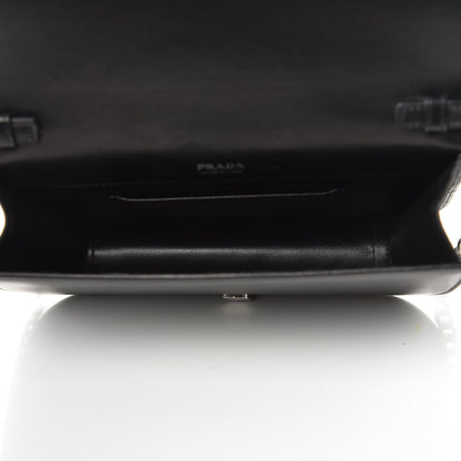 Prada Nappa Impunture Small Diagramme Crossbody Bag Nero Black 5 of 9