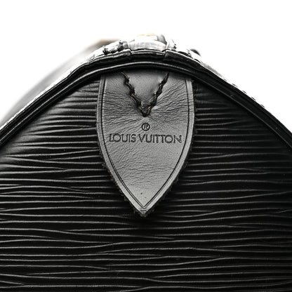Louis Vuitton Epi Speedy 35 Black 6 of 10
