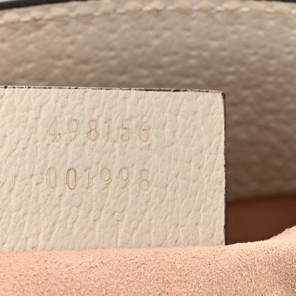 Gucci GG Supreme Monogram Flora Textured Calfskin Small Padlock Tote Beige Ebony Multicolor Mystic White 7 of 10