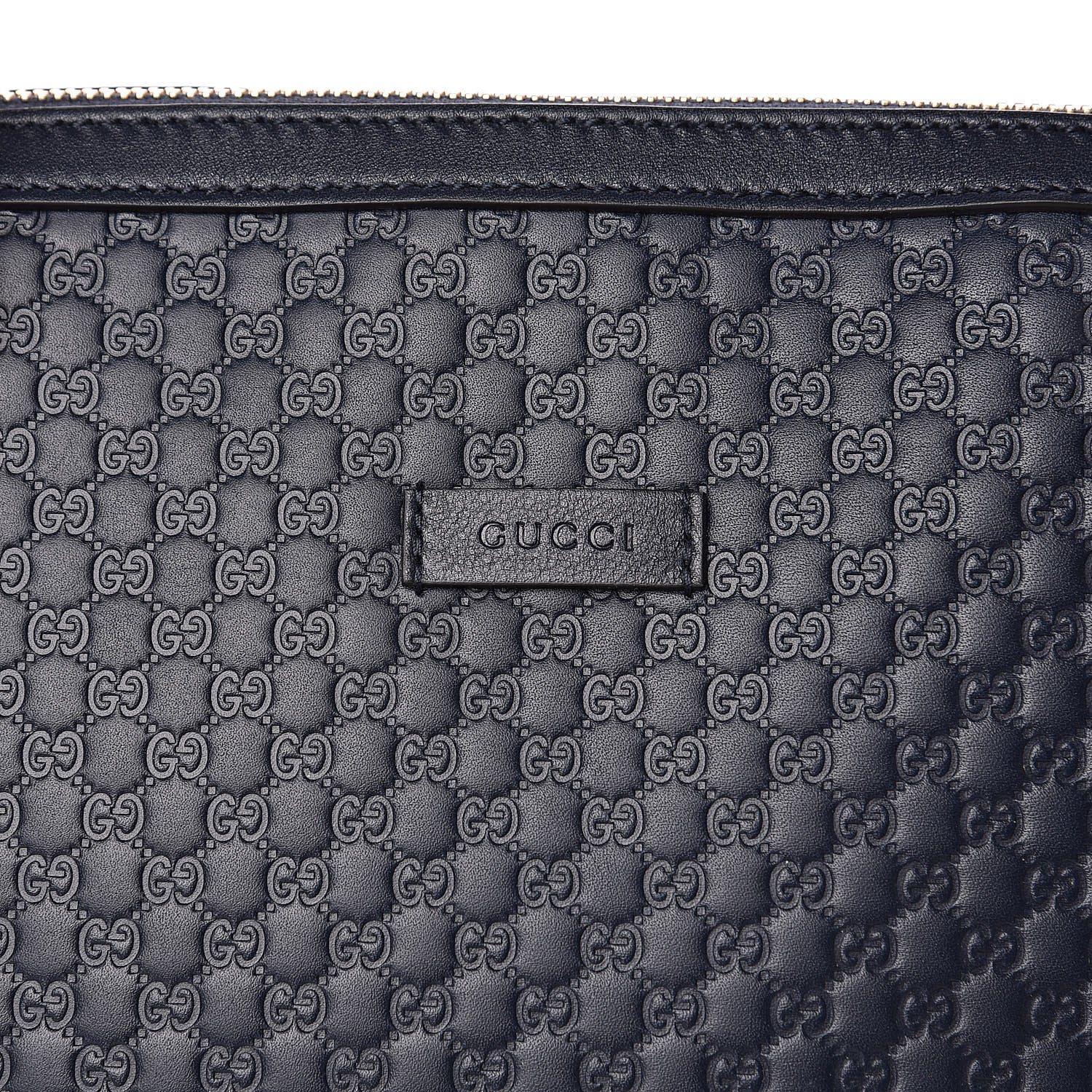 Gucci Soft Microguccissima Dome Satchel Navy 11 of 11