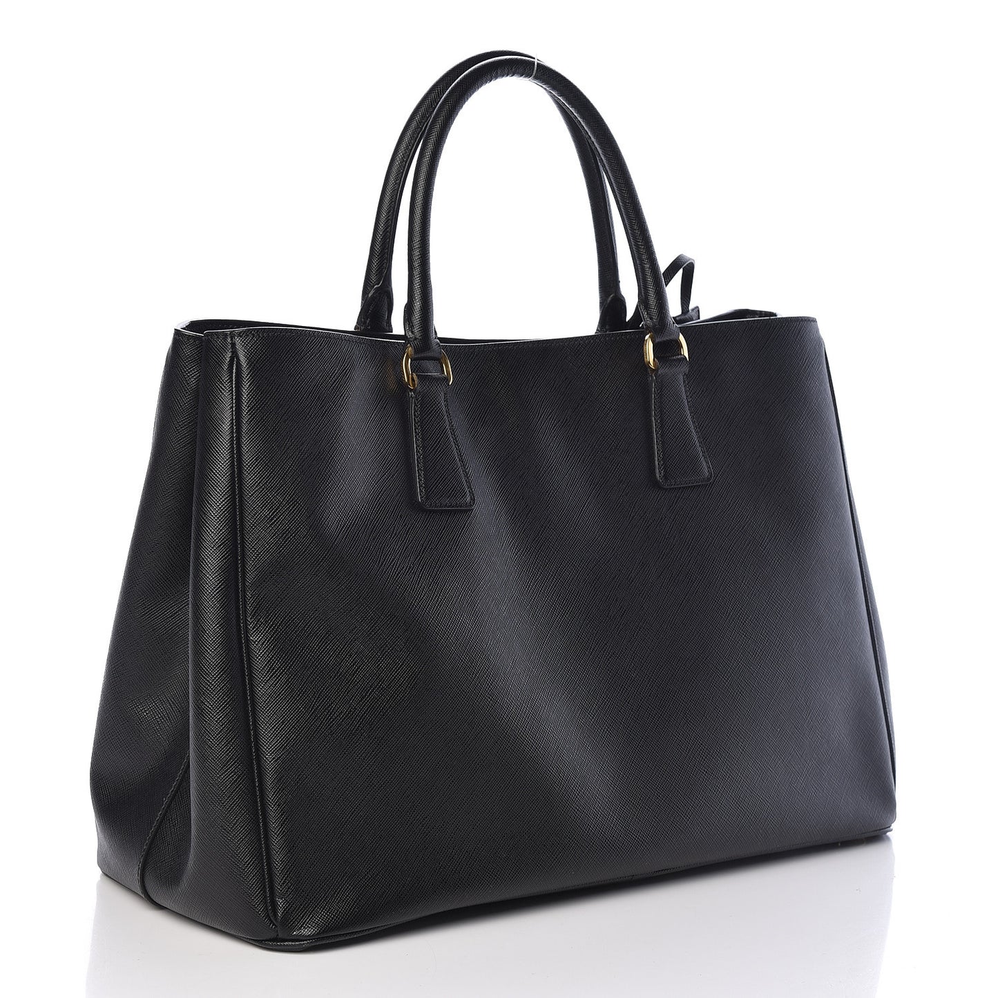 Saffiano Lux Large Tote Black