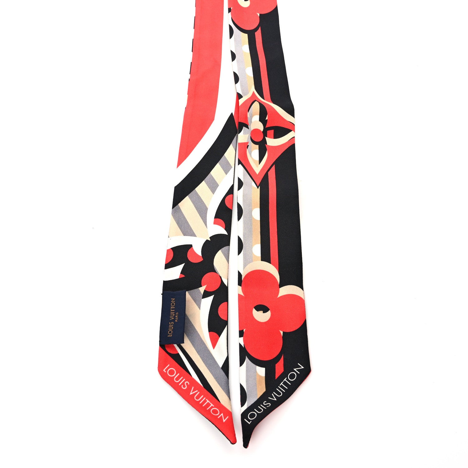 Louis Vuitton Silk Pop Monogram BB Bandeau Red 2 of 3