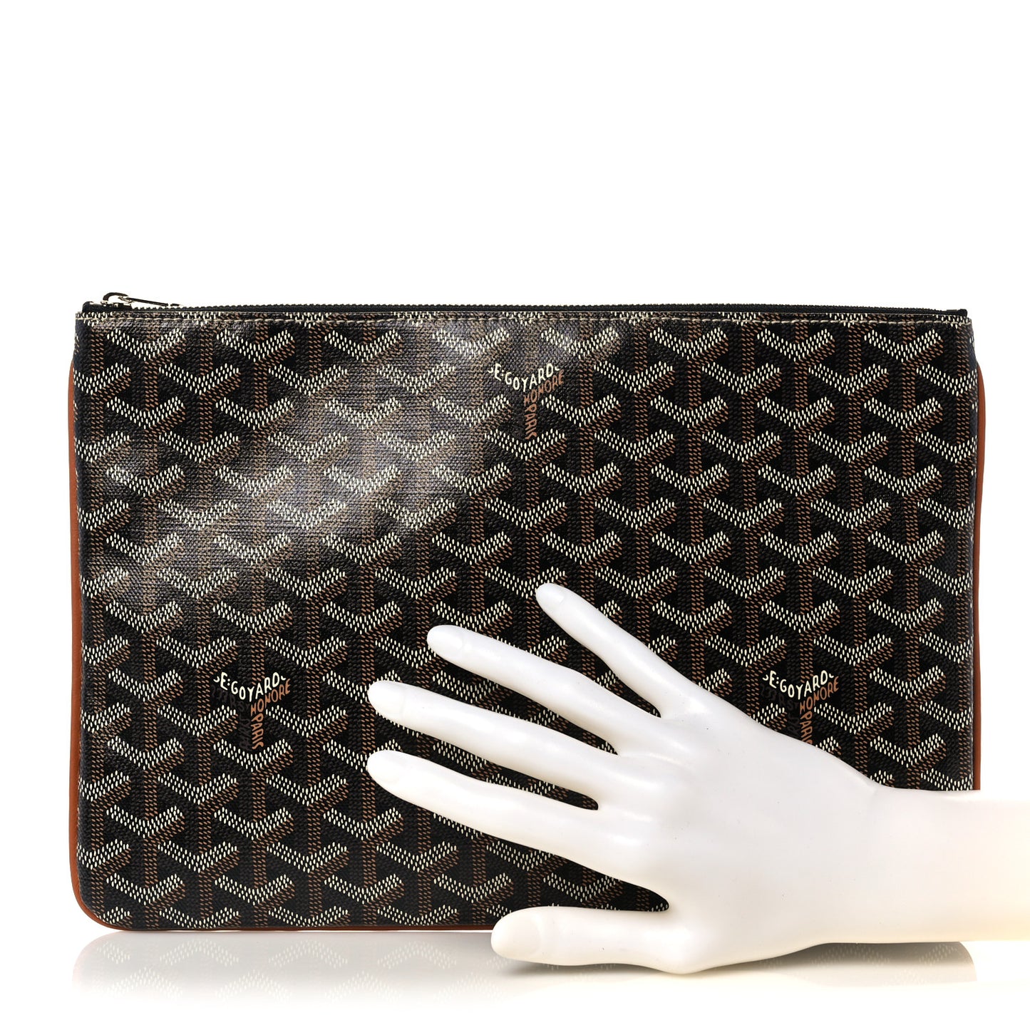 Goyardine Senat Pochette MM Black Gold