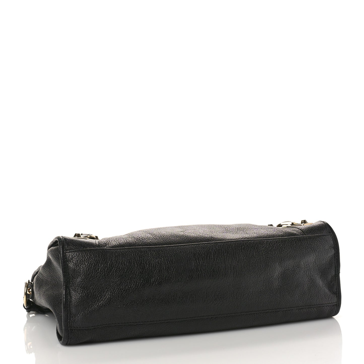 Chevre Gold Metallic Edge Hardware City Black
