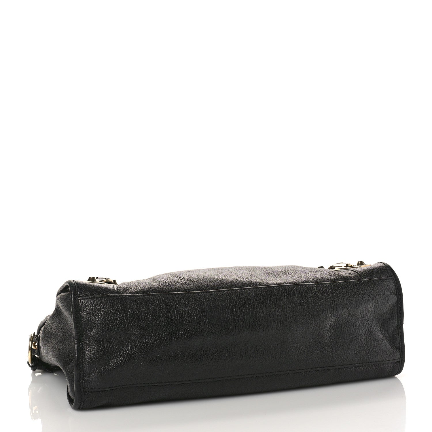 Balenciaga Chevre Gold Metallic Edge Hardware City Black 4 of 8