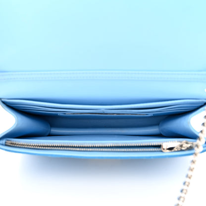 Christian Dior Lambskin Cannage Miss Dior Promenade Pouch Blue 5 of 12