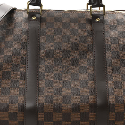 Louis Vuitton Damier Ebene Keepall Bandouliere 55 6 of 8