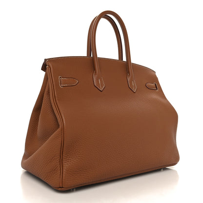 Hermes Togo Birkin 35 Gold 3 of 13