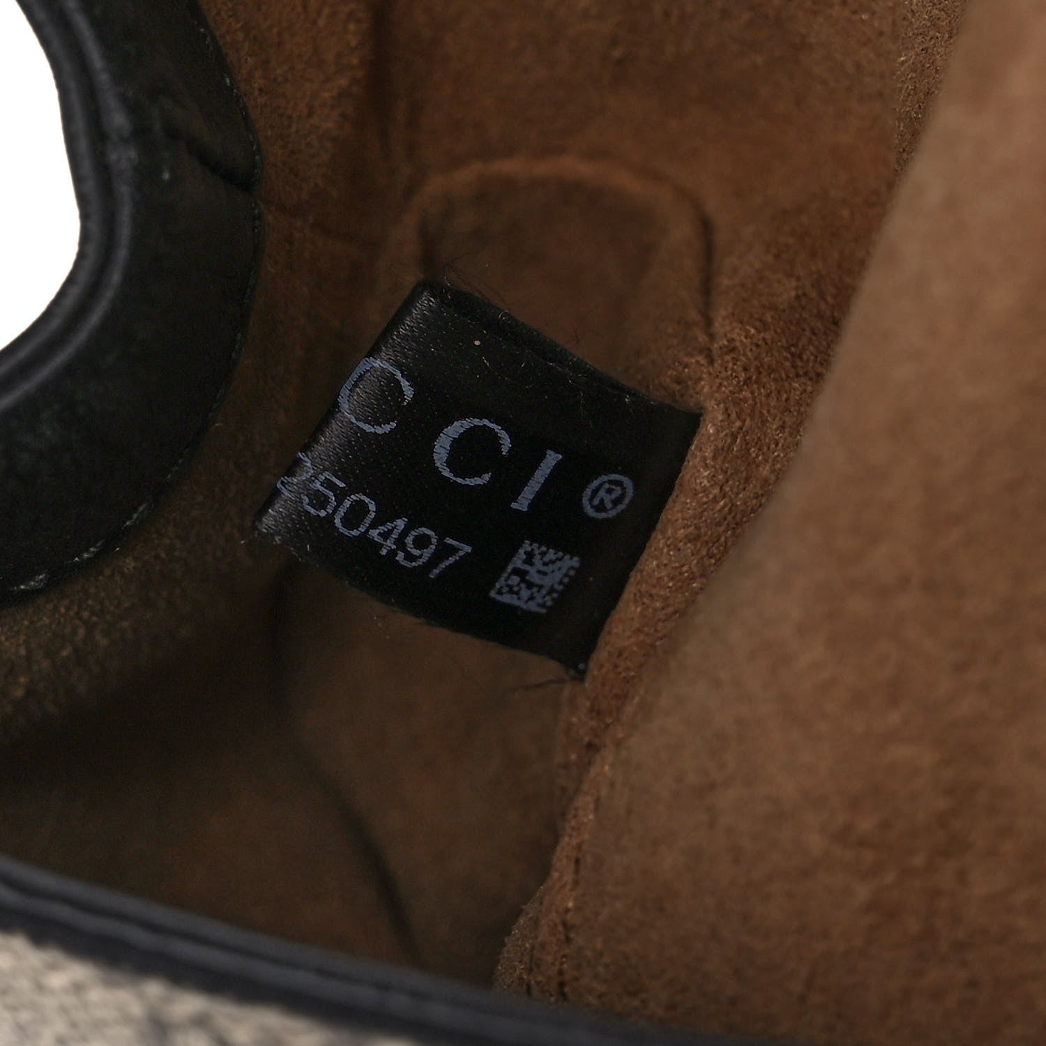 Gucci GG Supreme Monogram Calfskin Padlock Backpack Beige Cuir Black 8 of 13