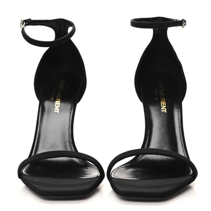 Saint Laurent Calfskin Opyum 110 Sandals 36 Black 2 of 9