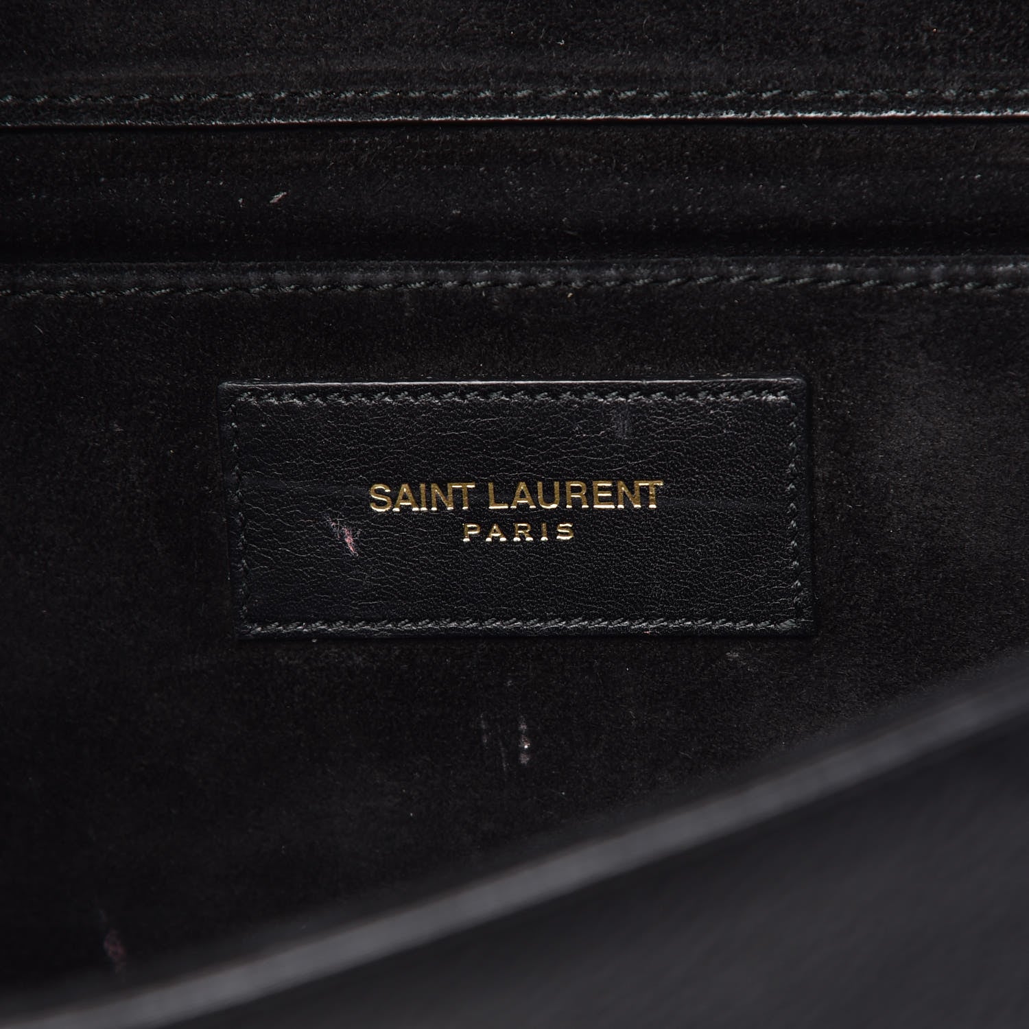 Saint Laurent Calfskin Classic Y Ligne Clutch Black 7 of 13