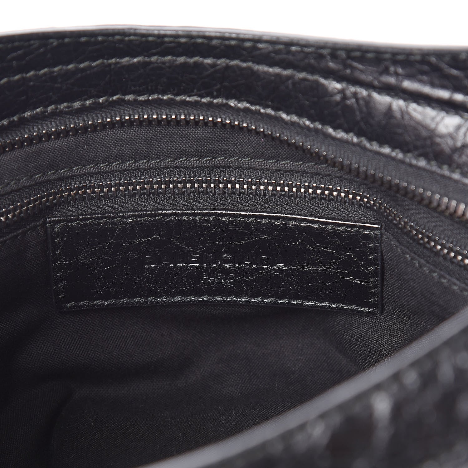 Balenciaga Chevre Silver Metallic Edge Hardware S City Black 6 of 9