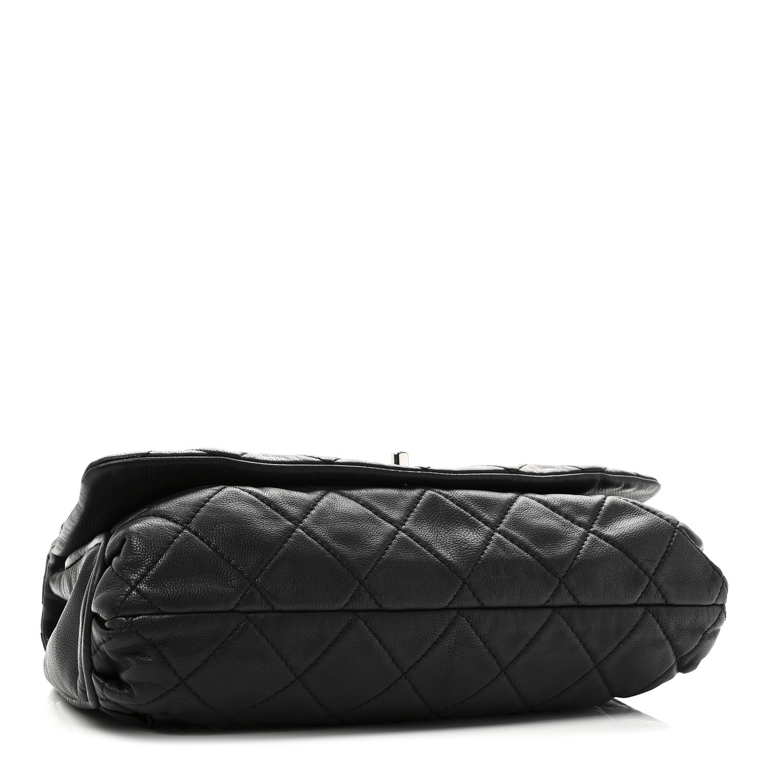 Chanel Calfskin Quilted CC Curvy Flap Black 4 of 11