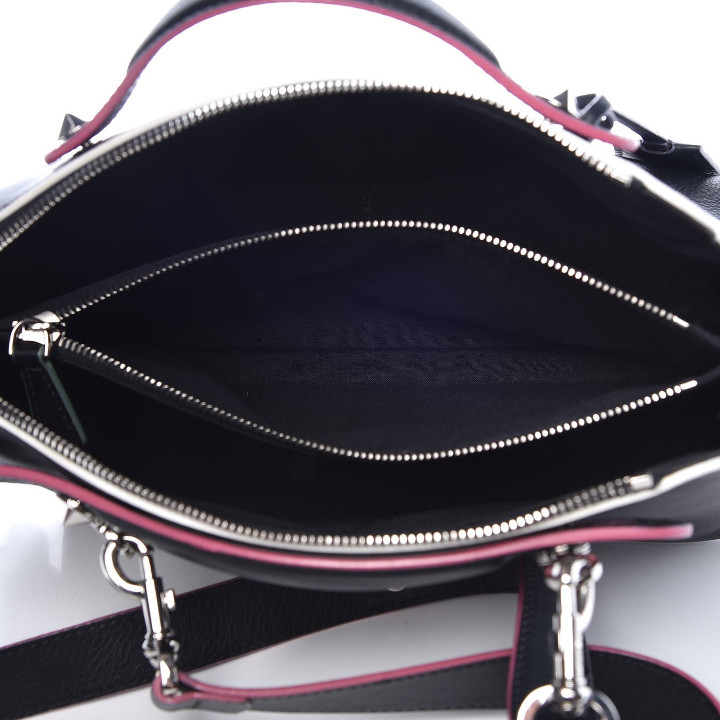 Vitello Dolce Croc Tail Studded Medium By The Way Boston Bag Black Multicolor