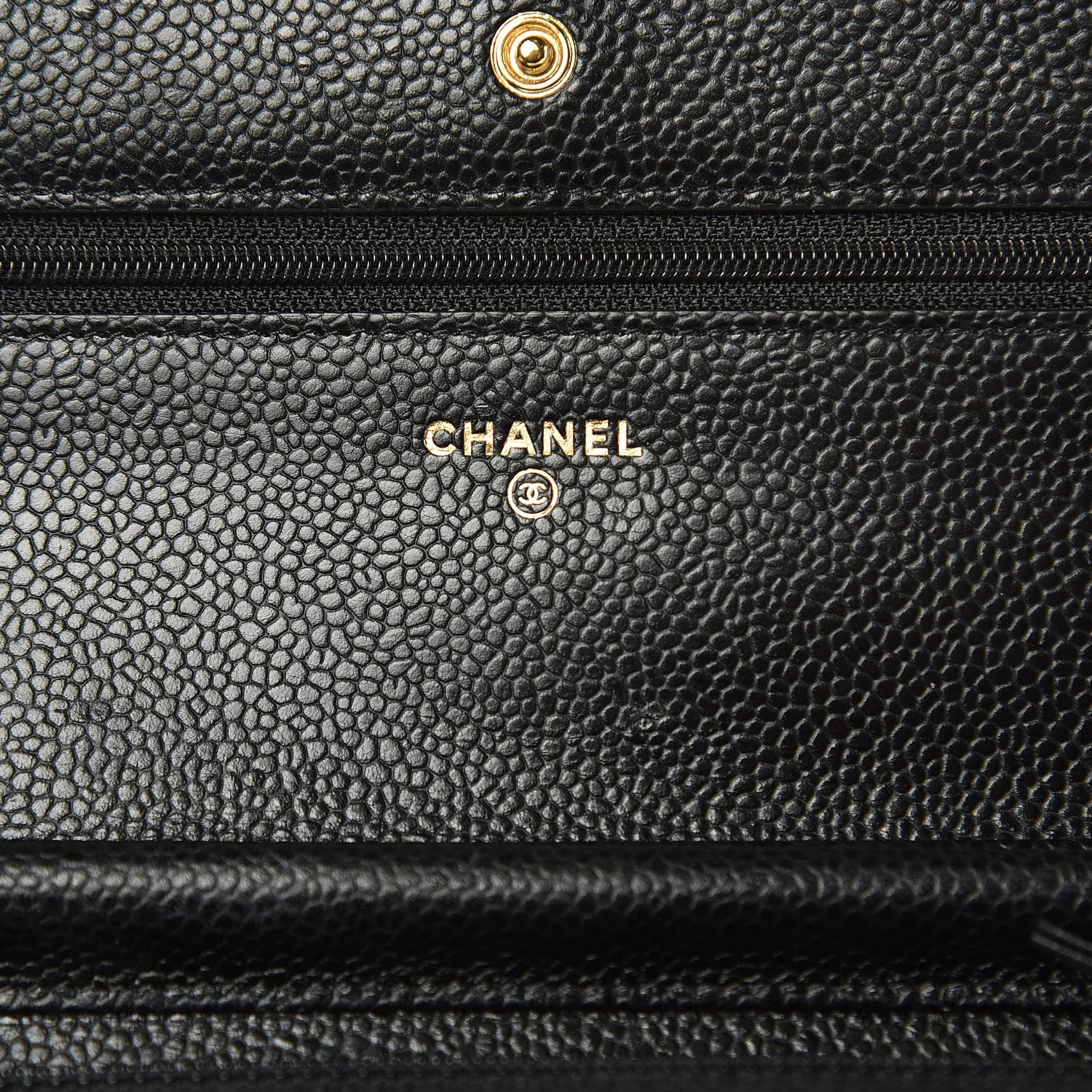 Chanel Caviar Quilted Wallet On Chain WOC Black 6 of 9