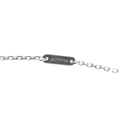 Van Cleef & Arpels 18K White Gold Diamond Sweet Alhambra Pendant Necklace 4 of 7