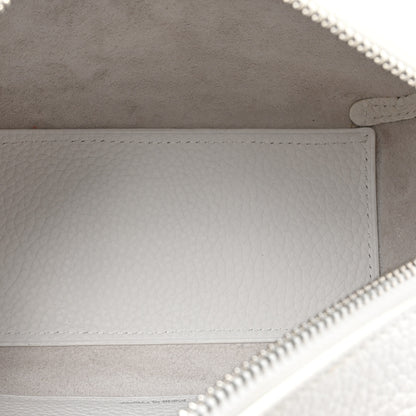 Delvaux Taurillon Soft Embroidered Mini Cool Box Satchel White Multicolor 5 of 12