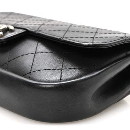 Chanel Calfskin Stitched Medium CC Sellier Flap Black 10 of 13