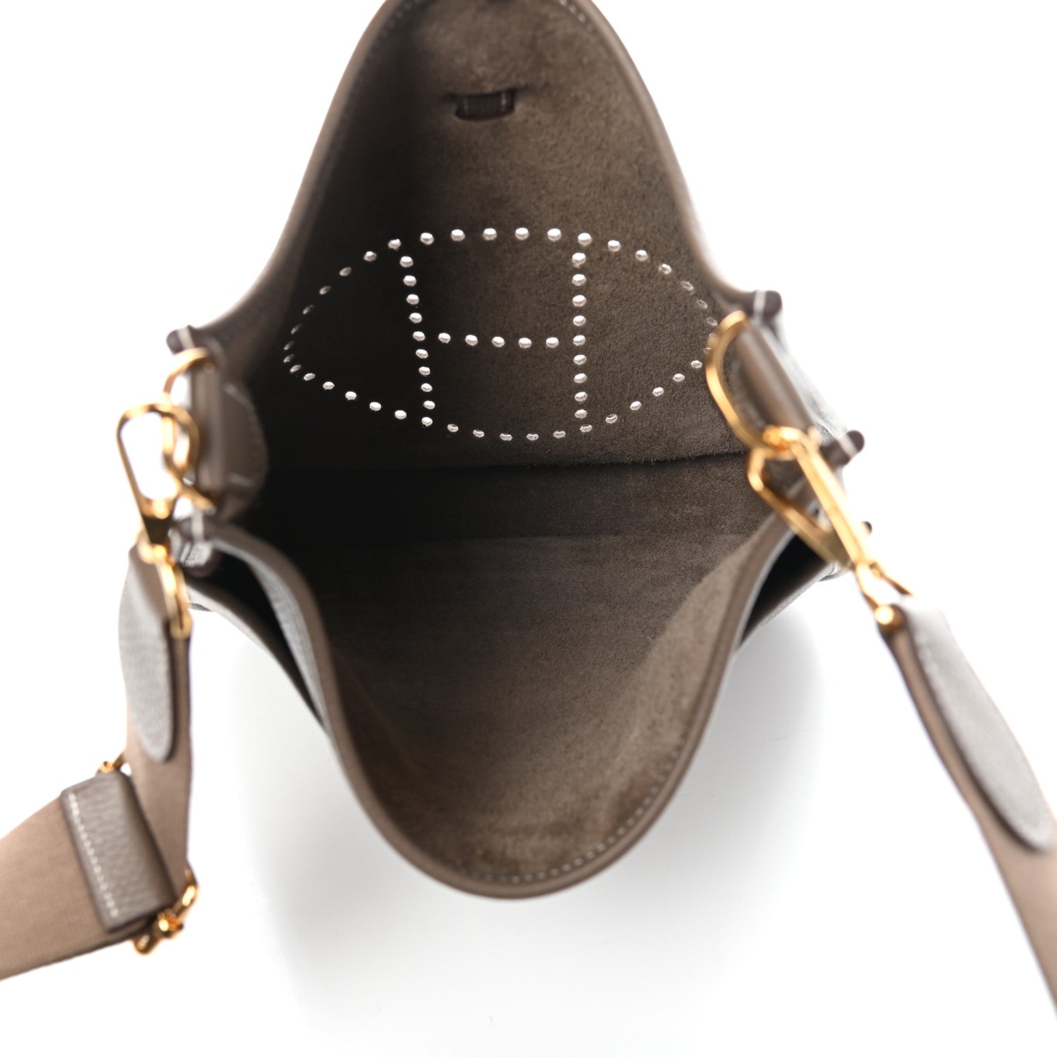 Hermes Taurillon Clemence Evelyne III PM Etoupe 5 of 10