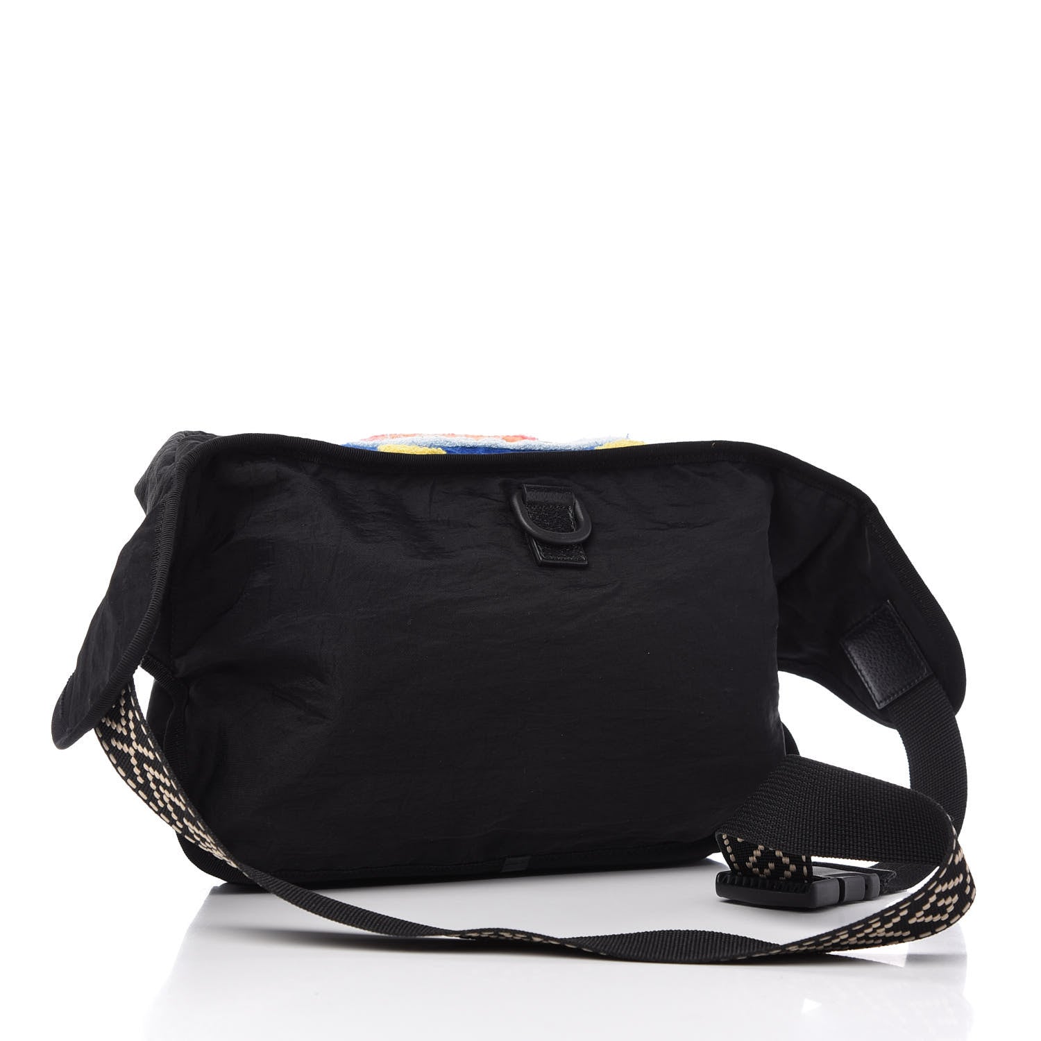 Gucci Nylon 80s Logo Patch Belt Bag Black 3 of 10