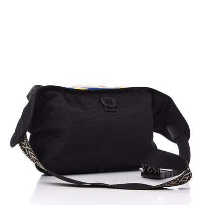 Gucci Nylon 80s Logo Patch Belt Bag Black 3 of 10
