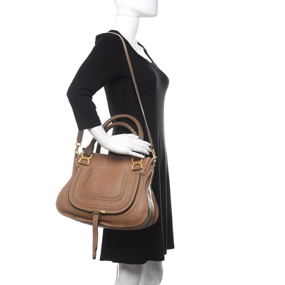 Chloe Calfskin Medium Marcie Satchel Nut 2 of 9